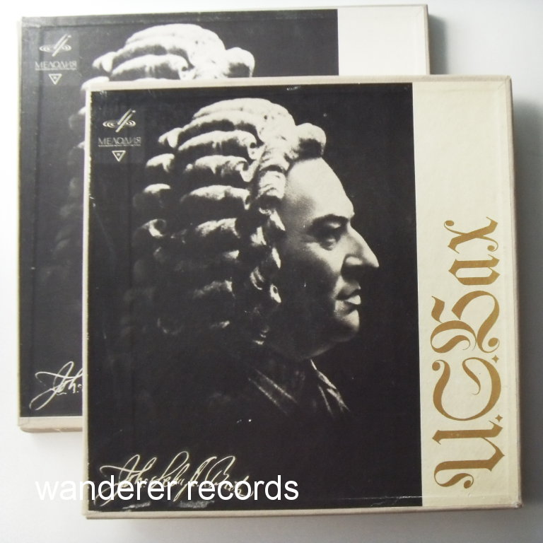 Samuil FEINBERG - Bach Well-tempered clavier 2 box sets = 6LP