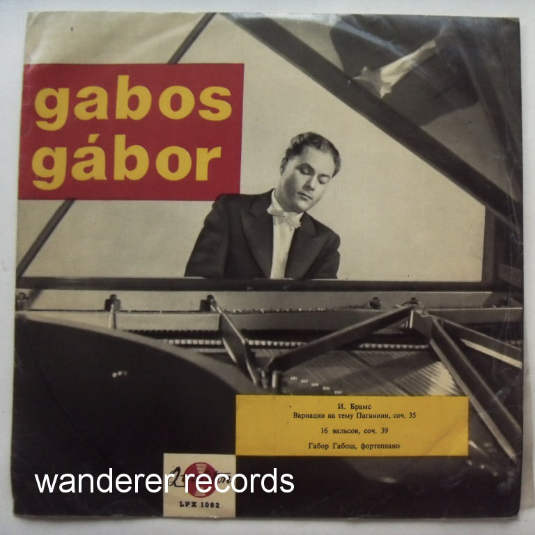 Gabor GABOS - Brahms Variations on a theme of Paganini Op. 35, Sixteen Waltzes Op. 39